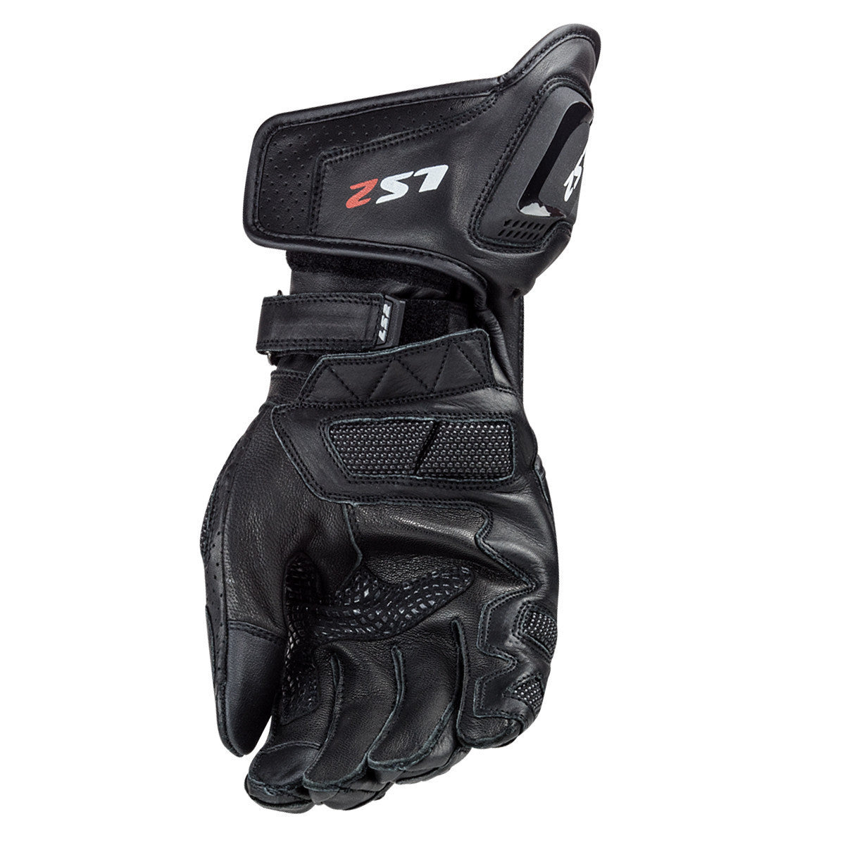 LS2 Swift Motorcycle Gloves-Black