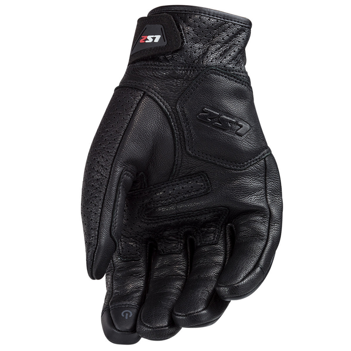 LS2 Spark Motorcycle Gloves-Black