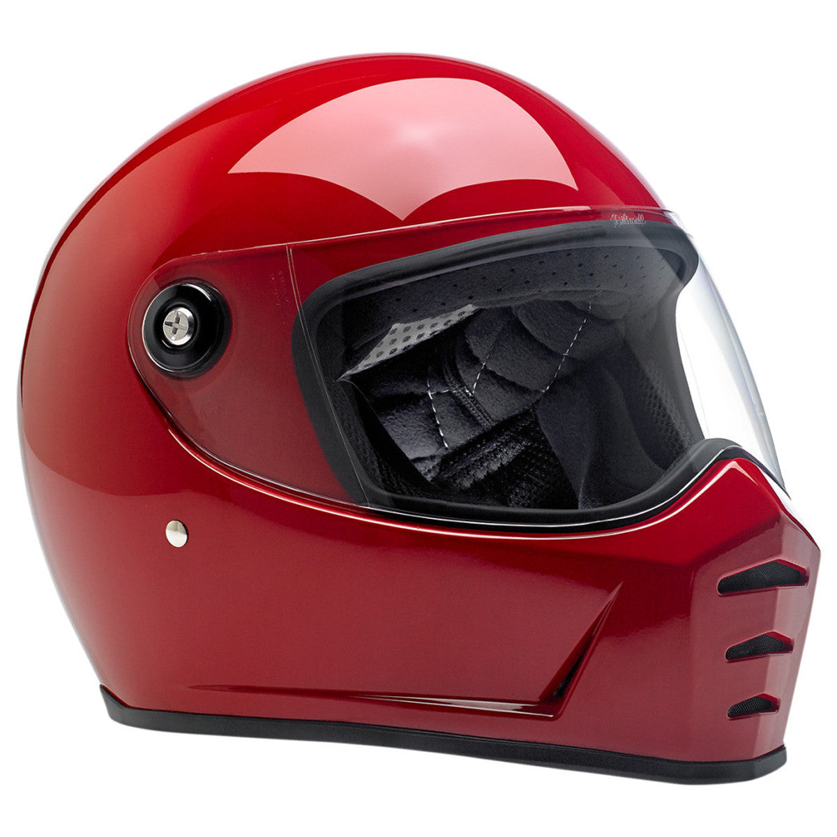 Biltwell Lane Splitter Gloss Blood Red Helmet