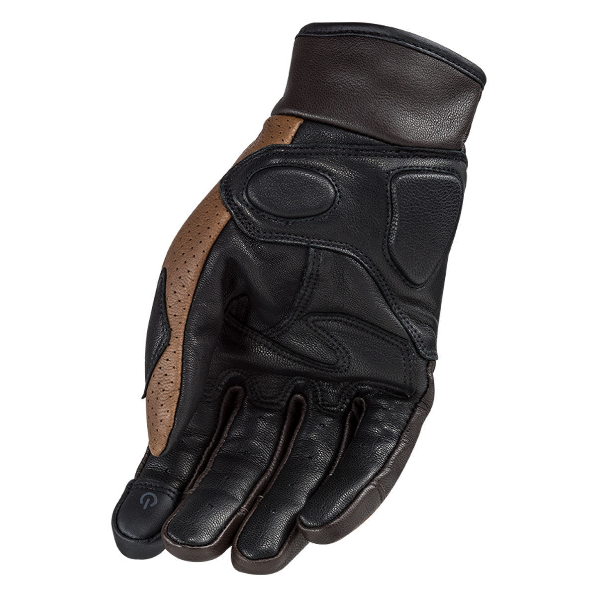 LS2 Rust Motorcycle Gloves-Brown