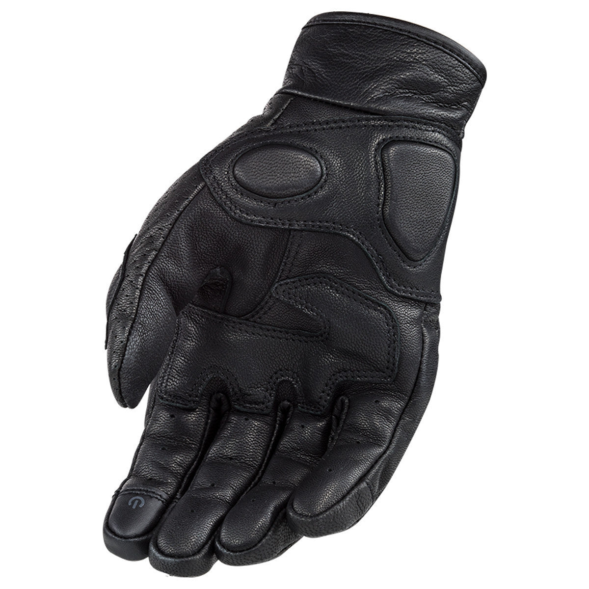 LS2 Rust Motorcycle Gloves-Black