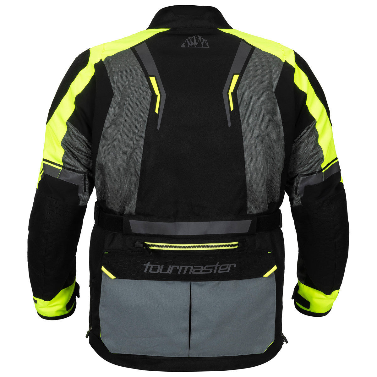 Tour Master Horizon Line Ridgecrest Jacket - Hi-Viz Back View