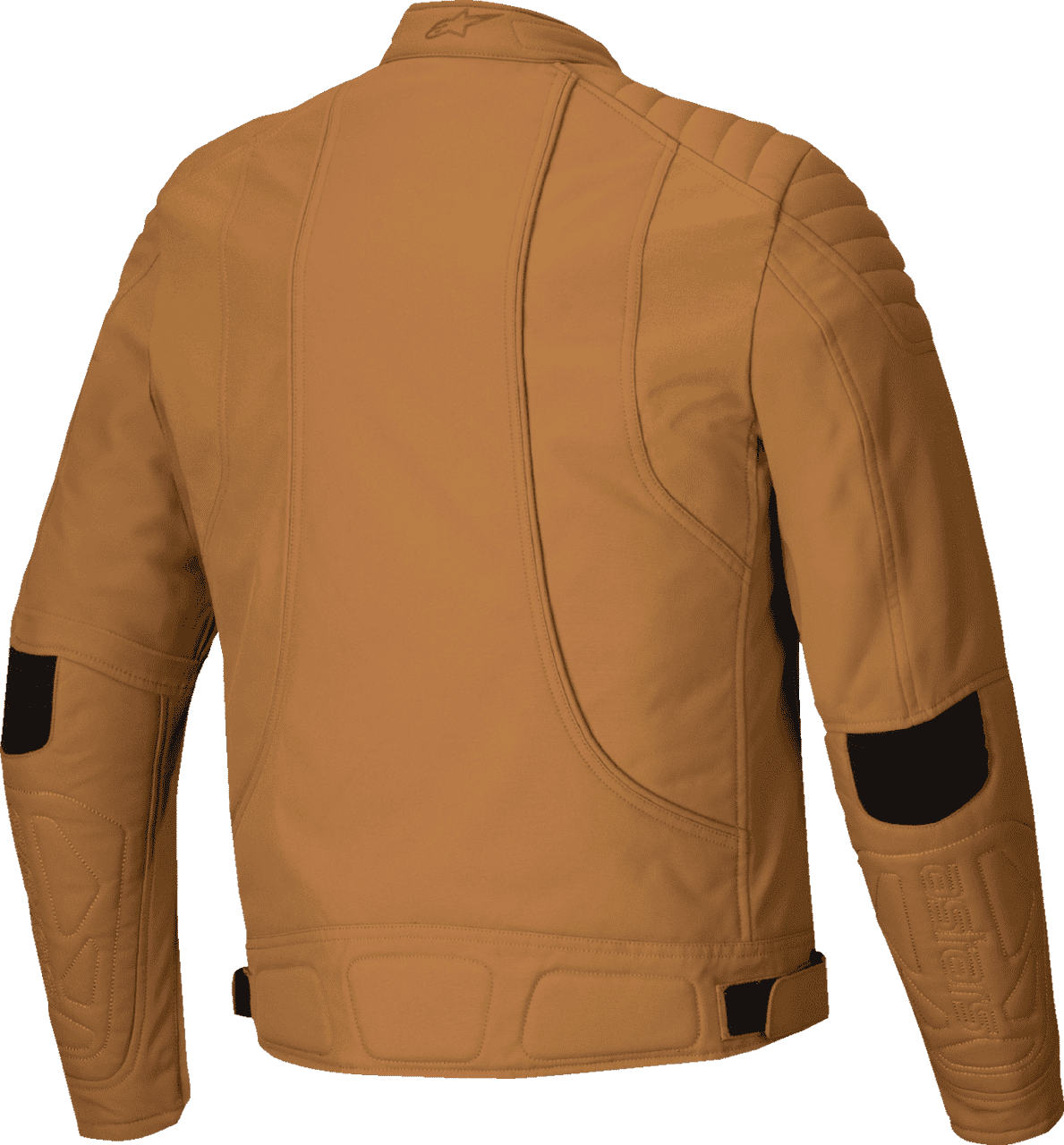 alpinestars-clayton-wr-mens-riding-jacket-brown-light-gold-back-view