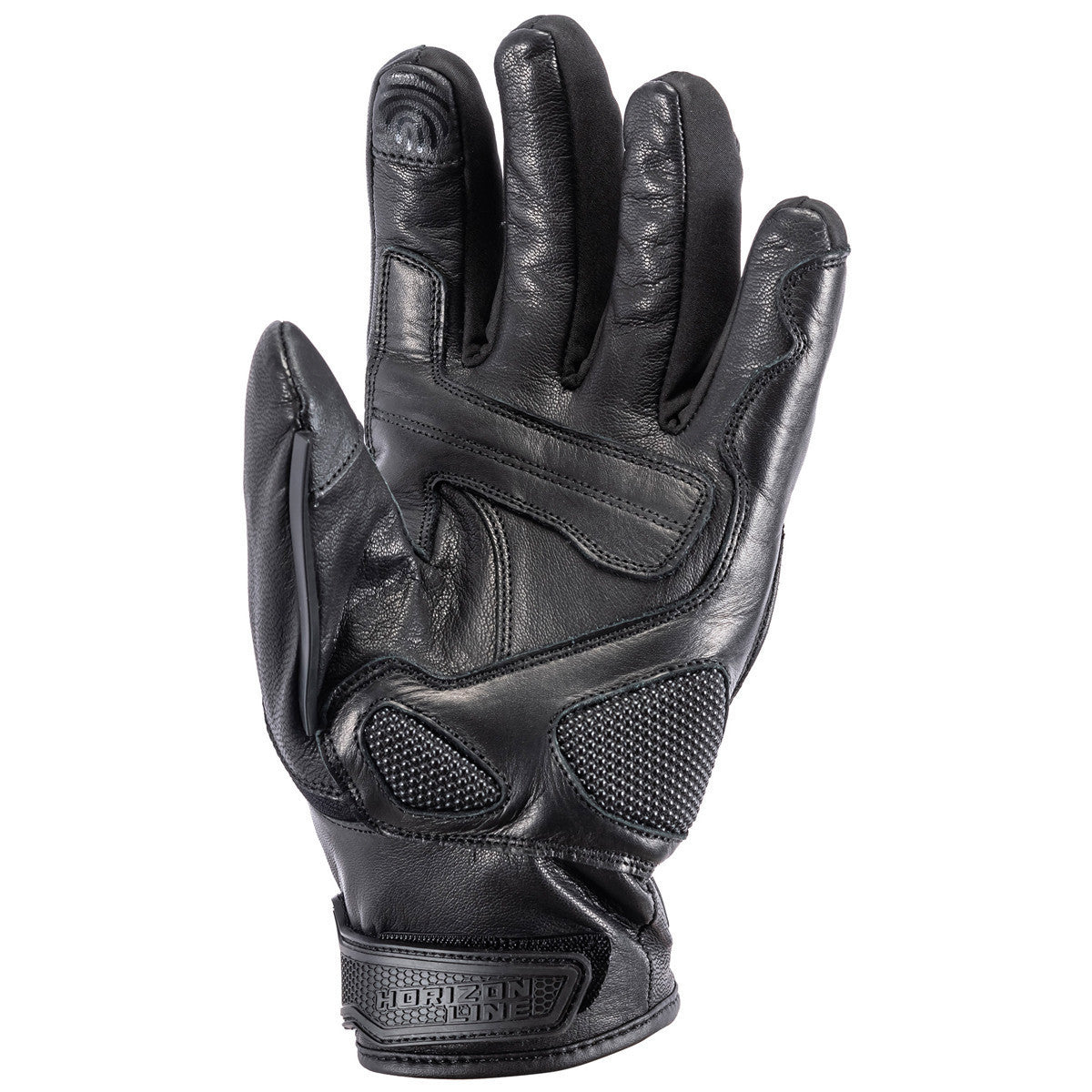 Tour Master Horizon Line Trailbreak Gloves - Black Palm View