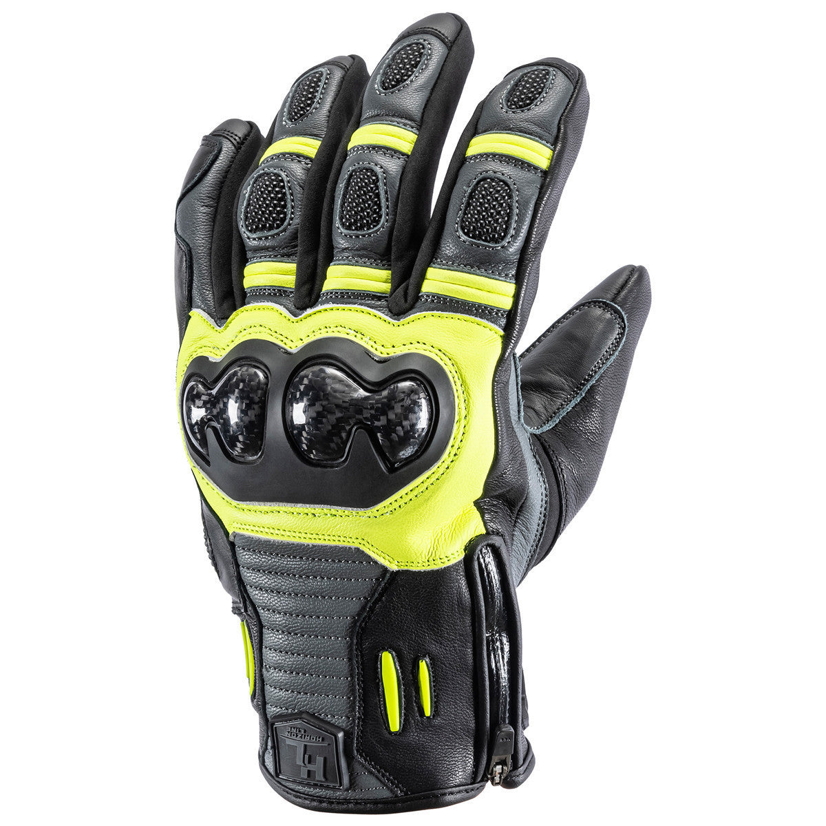 Tour Master Horizon Line Trailbreak Gloves - Hi-Viz