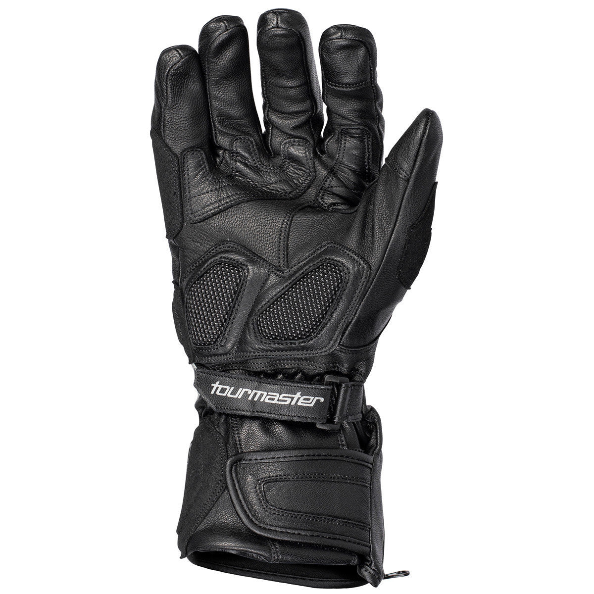 Tour Master Womens Super-Tour WP Leather Gloves - Black Palm View