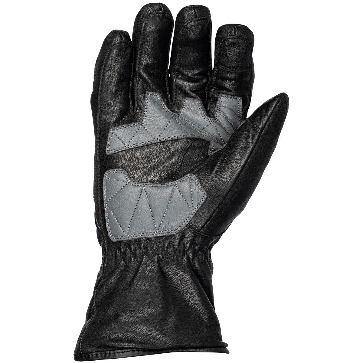 Tour Master Midweight Leather Gloves - Charcoal Palm View