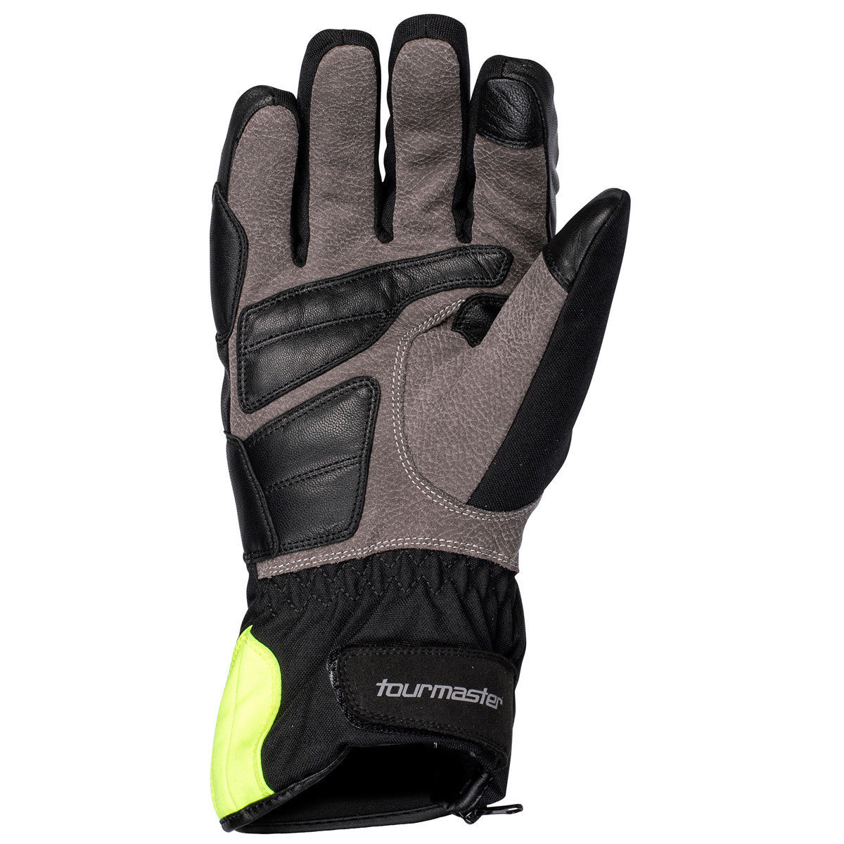 Tour Master Mid-Tex Textile Gloves - Hi-Viz Palm View