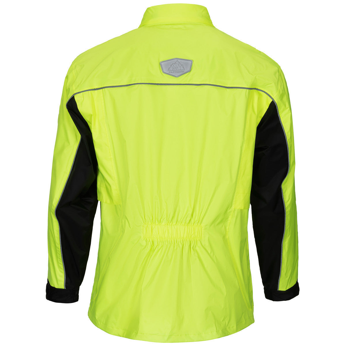 Tour Master Defender Two-Piece Rainsuit - Hi-Viz Back View