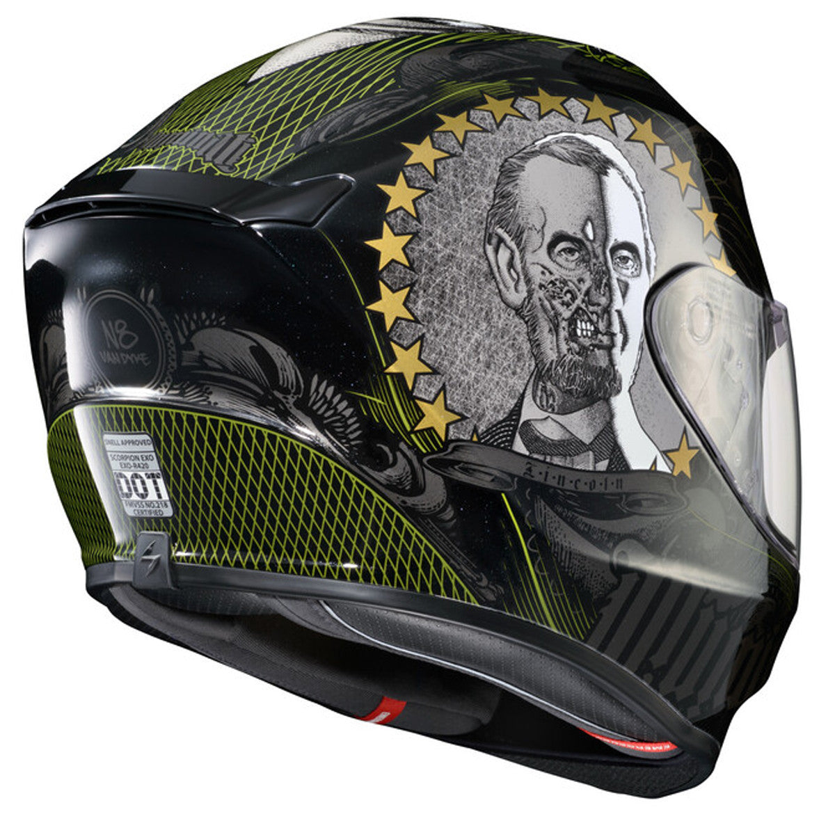 Scorpion EXO-R420 Illuminati 2 Helmet-Rear-View