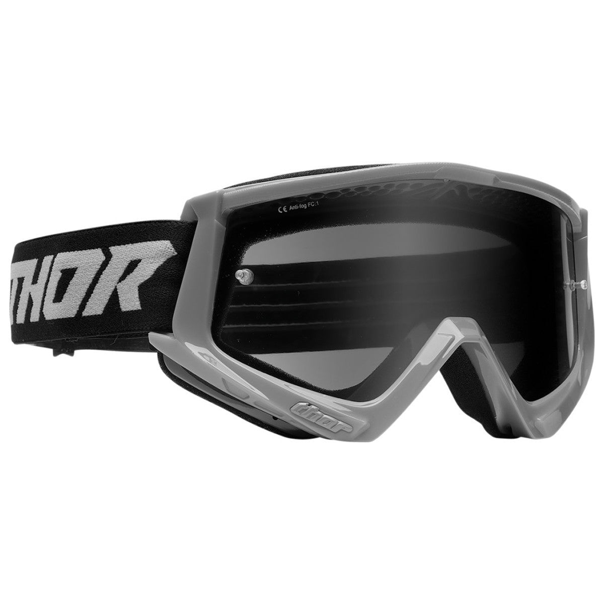 Thor Combat Sand Racer Goggles - Grey/Black