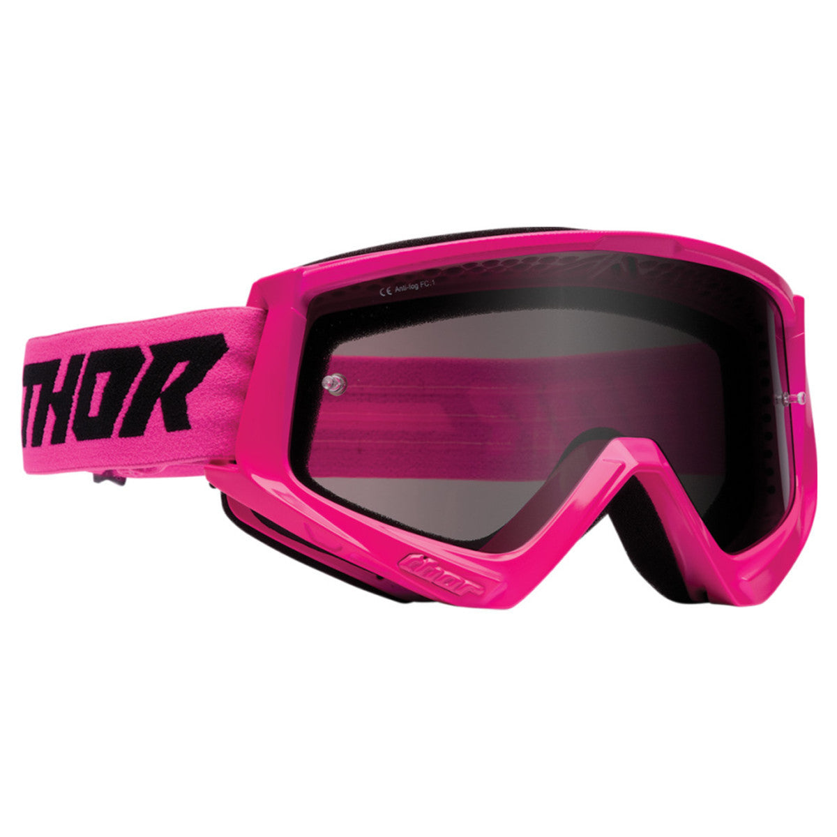 Thor Combat Sand Racer Goggles - Black/Pink