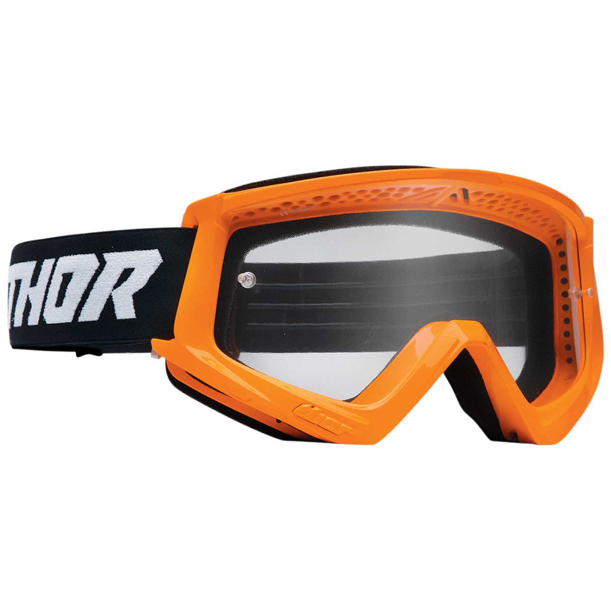 Thor Combat Racer Goggles - Orange-Black