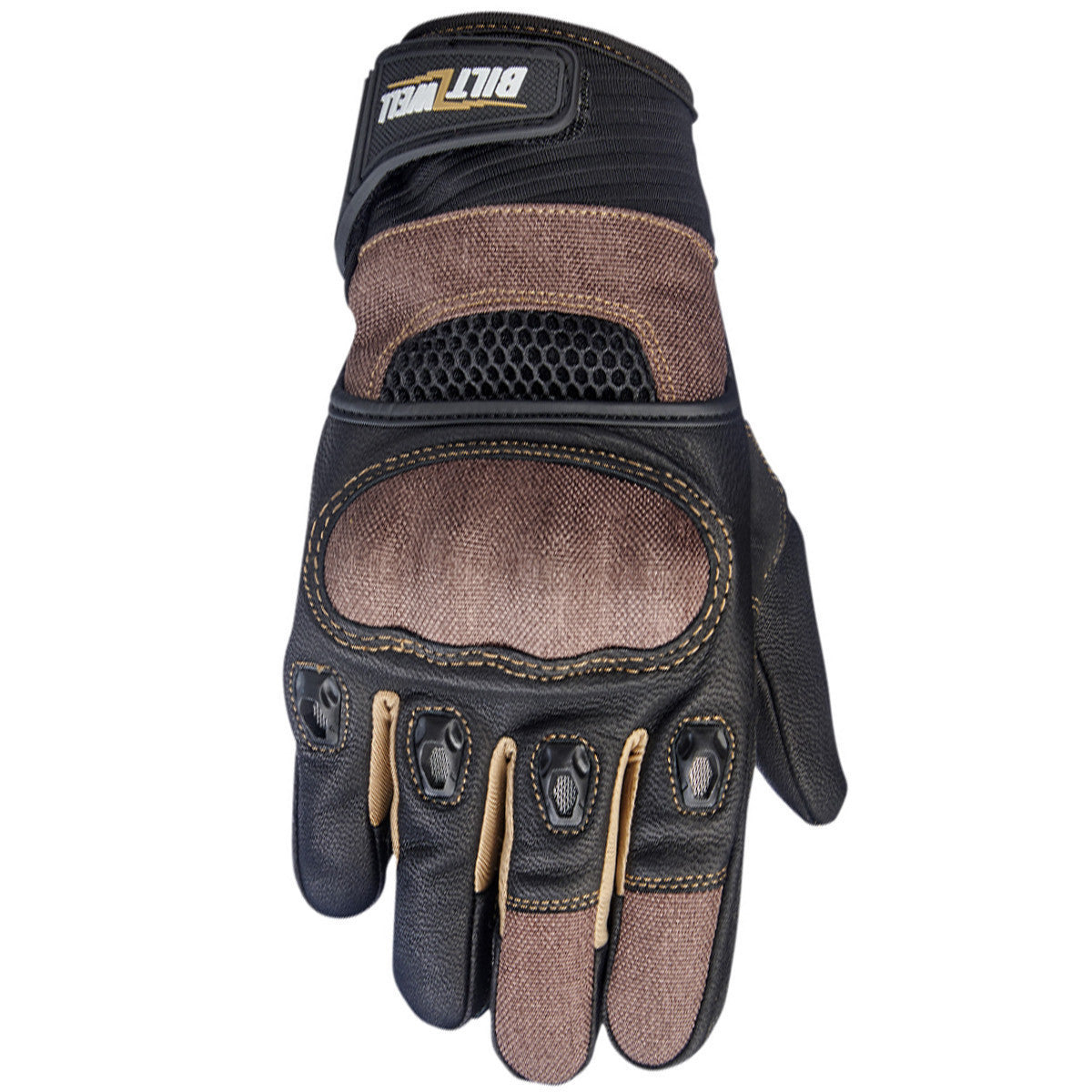 Biltwell Bridgeport Gloves-Black/Brown