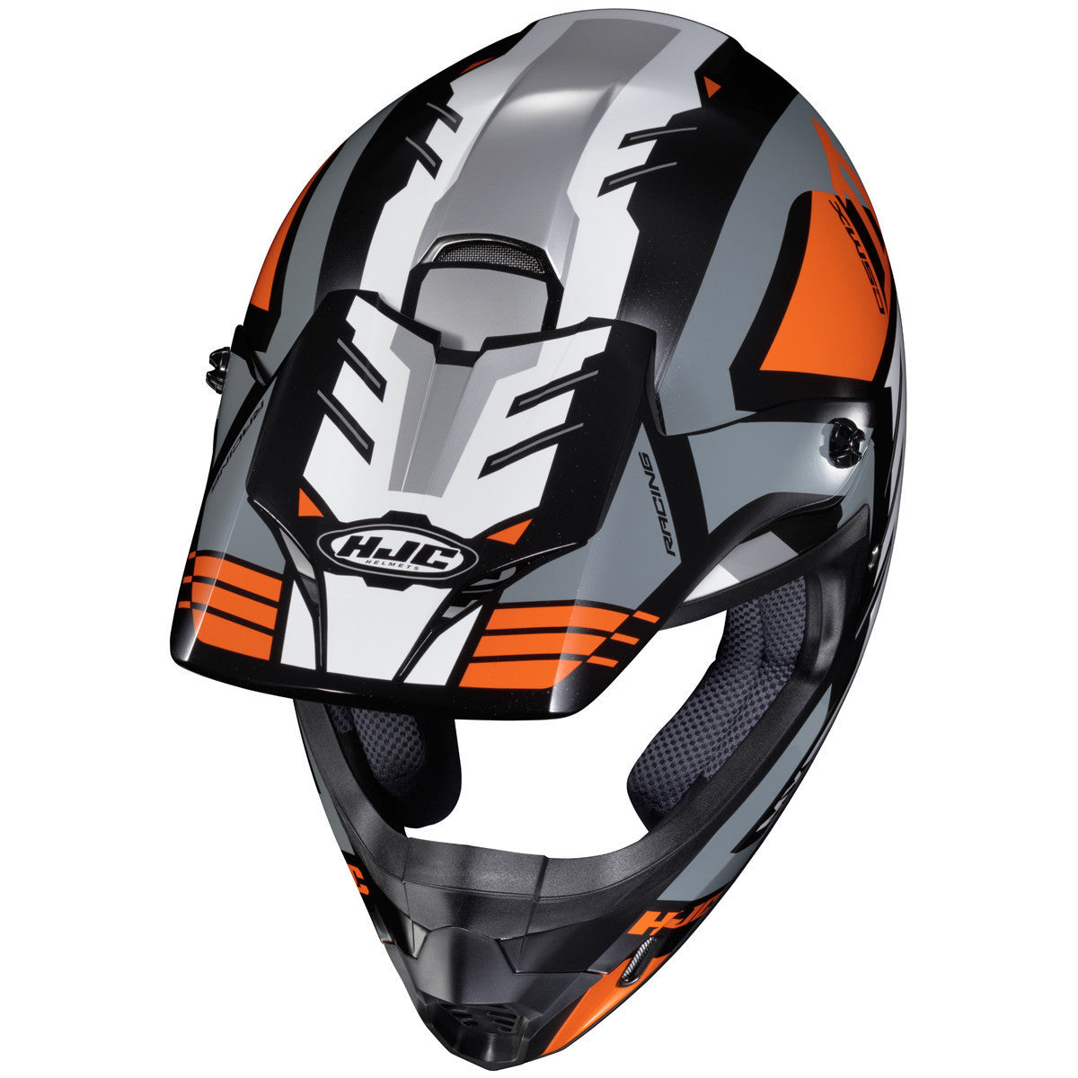 HJC CS-MX 2 Phyton Helmet - Orange Top View