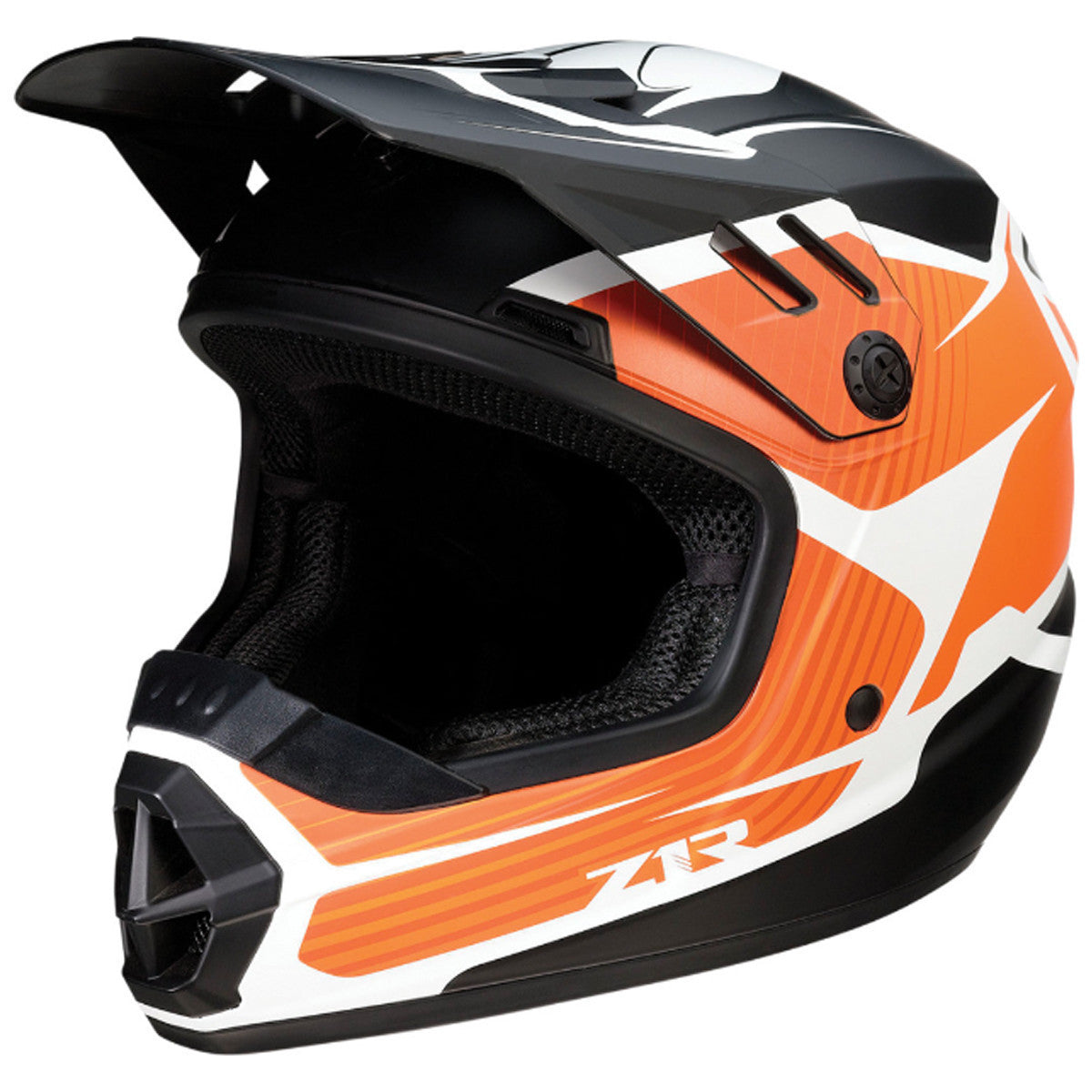 Z1R Youth Rise Flame Helmet - Orange