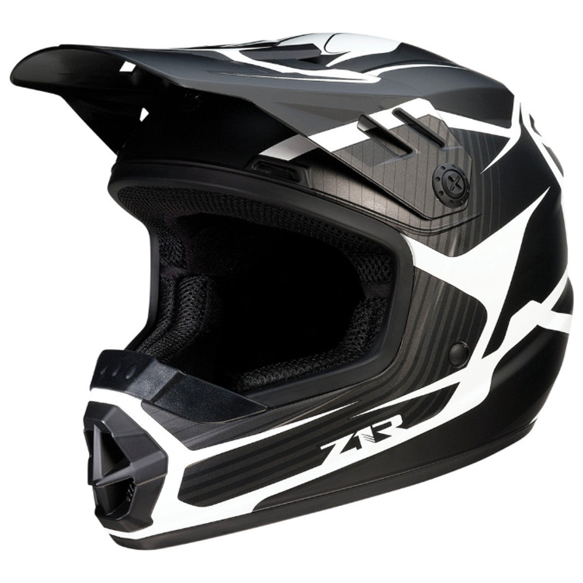 Z1R Youth Rise Flame Helmet - Black