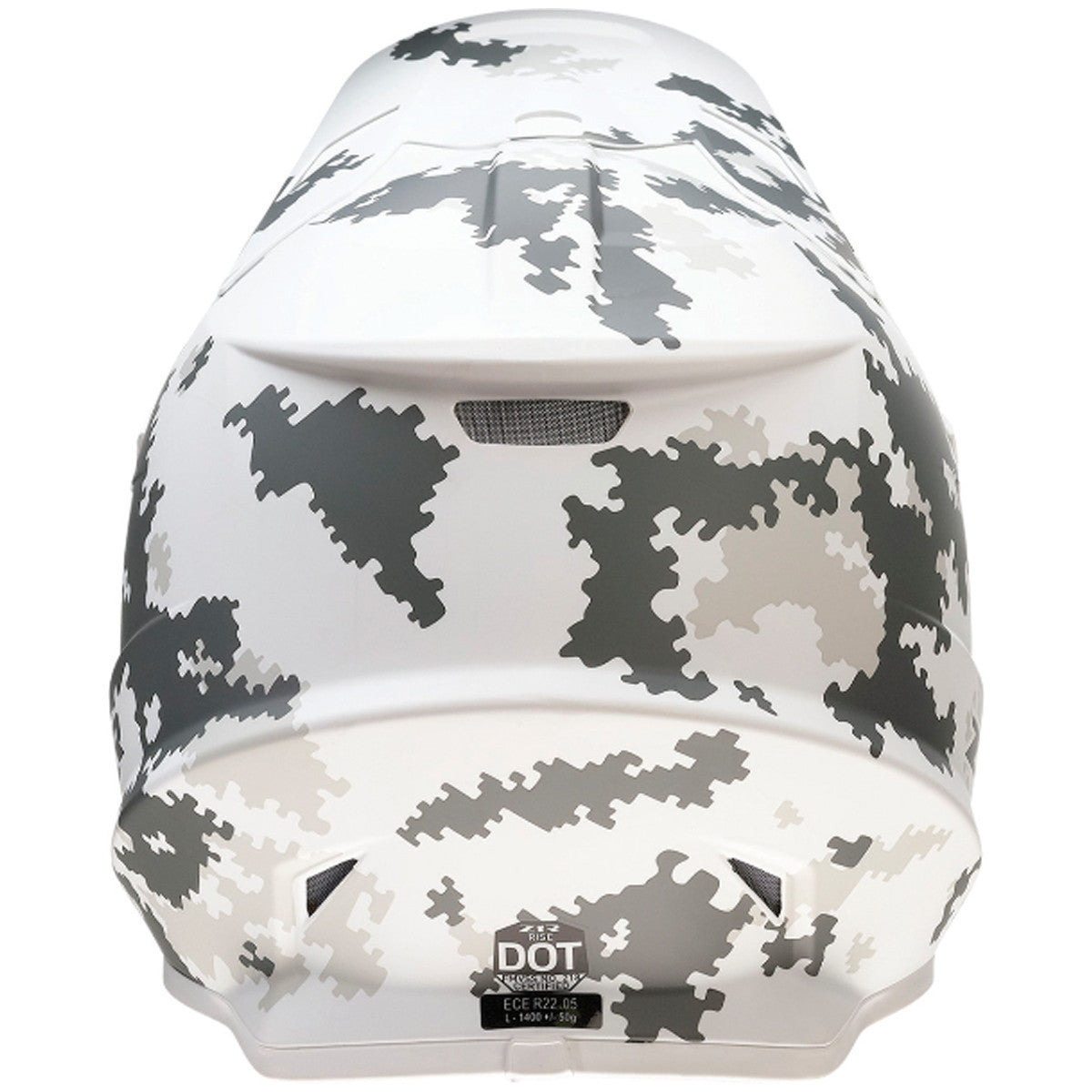 Z1R Rise Snow Digi Camo Helmet - Back View