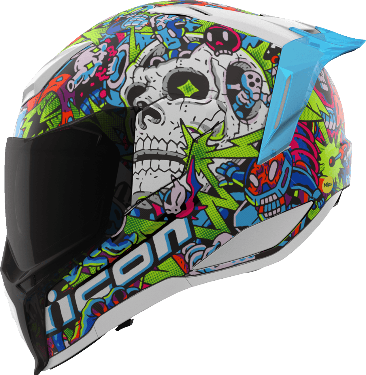 Icon Ultraflite Doodle 3 Full Face Motorcycle Helmet