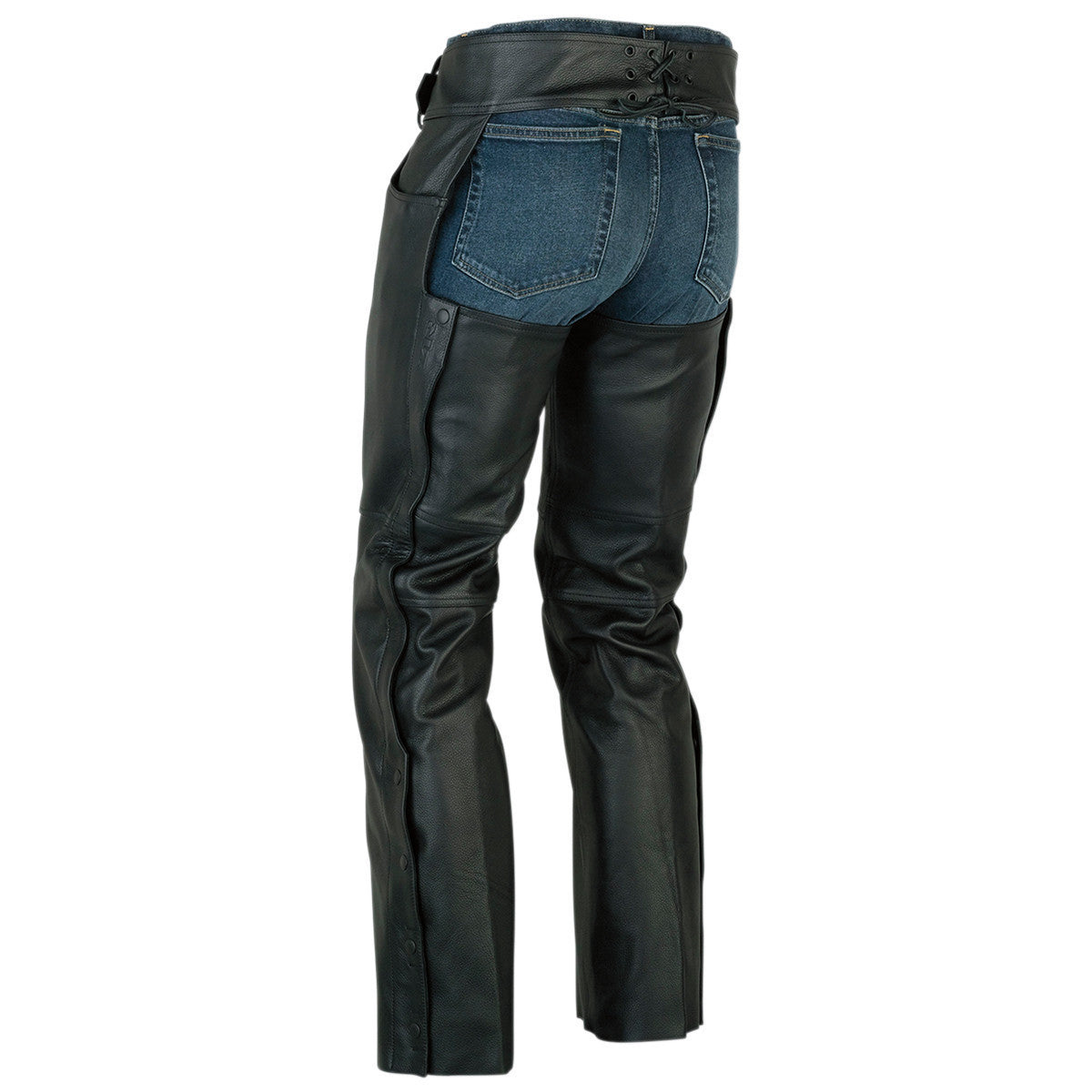 Z1R Sabot Leather Chaps - Back View