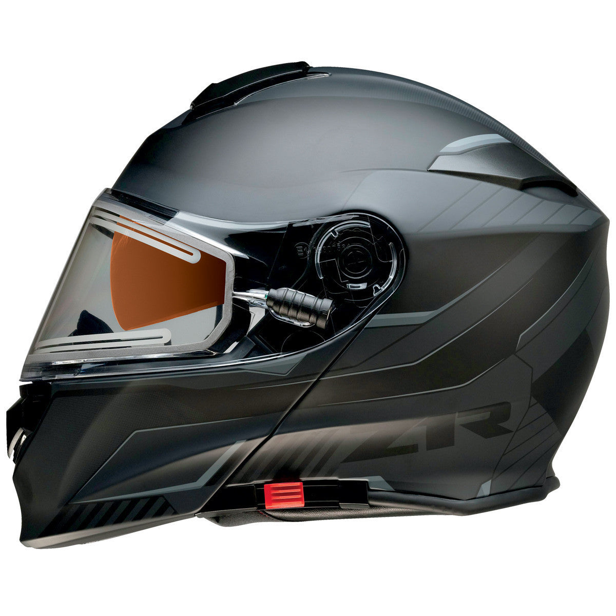 Z1R Solaris Scythe Modular Helmet With Electric Shield - Black/Grey