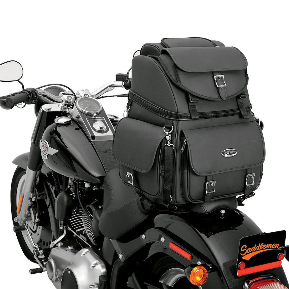 Saddlemen BR3400 EX Plain Sissy Bar Bag