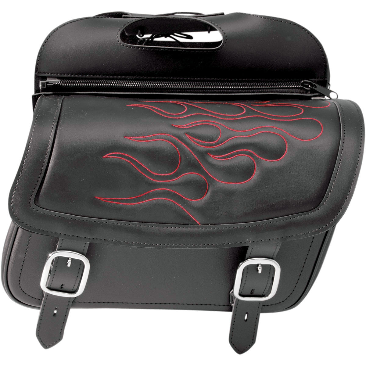 Saddlemen Highwayman Tattoo Saddlebags -Jumbo-Red