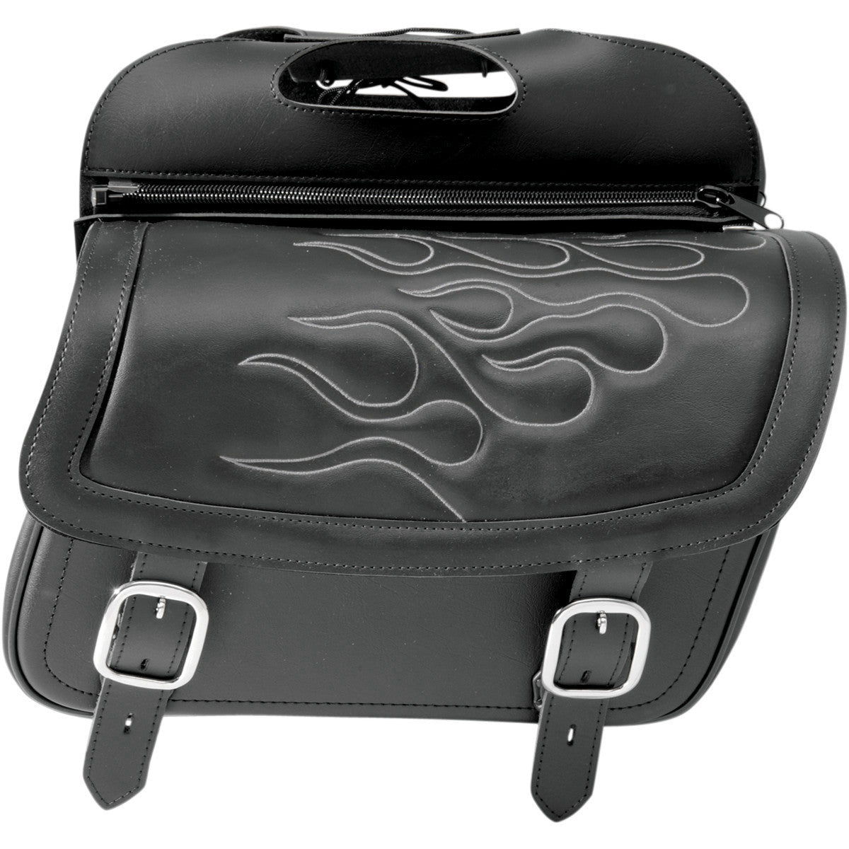 Saddlemen Highwayman Tattoo Saddlebags -Jumbo-Black