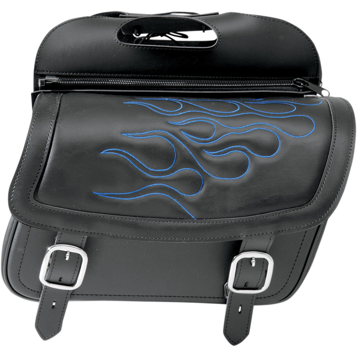 Saddlemen Highwayman Tattoo Saddlebags - Blue