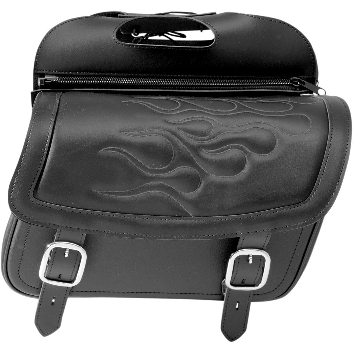 Saddlemen Highwayman Tattoo Saddlebags - Black