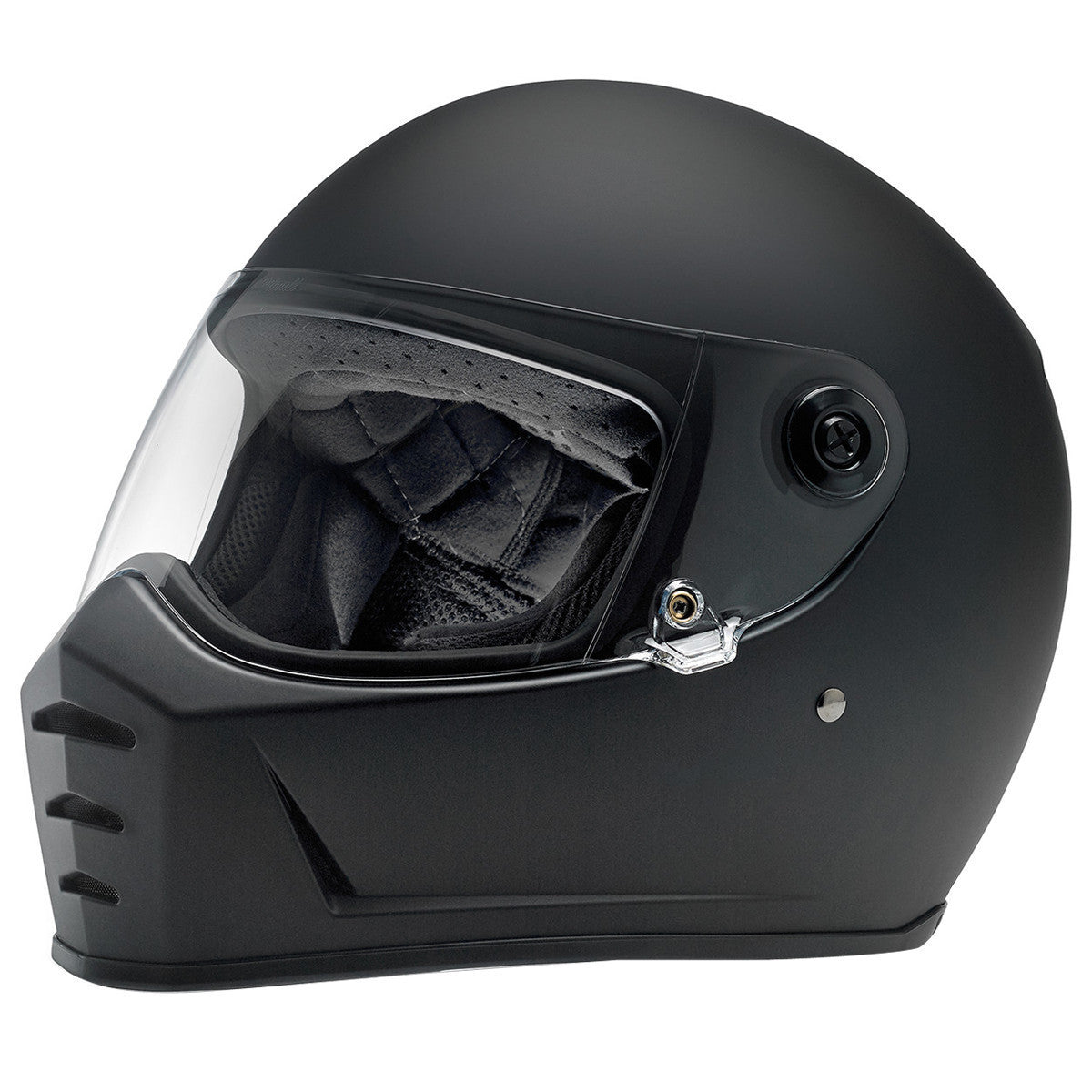 Biltwell Lane Splitter Flat Black Helmet