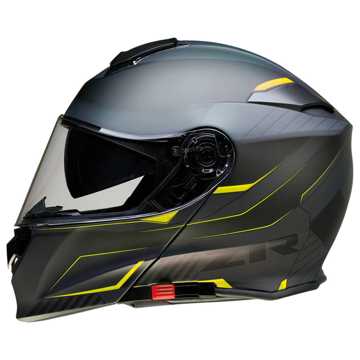 Z1R Solaris Scythe Modular Helmet - Black/Hi-Viz