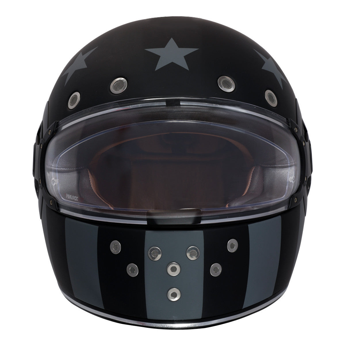 Daytona Retro Captain America Stealth Helmet-Front-View