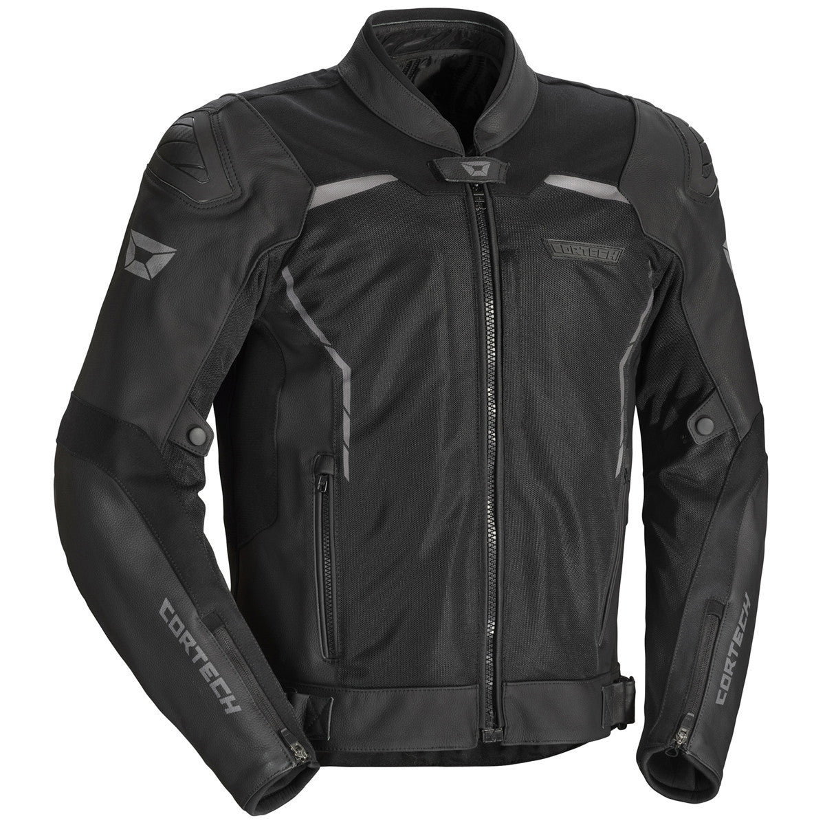 Cortech Speedway Vader Leather Jacket-Black