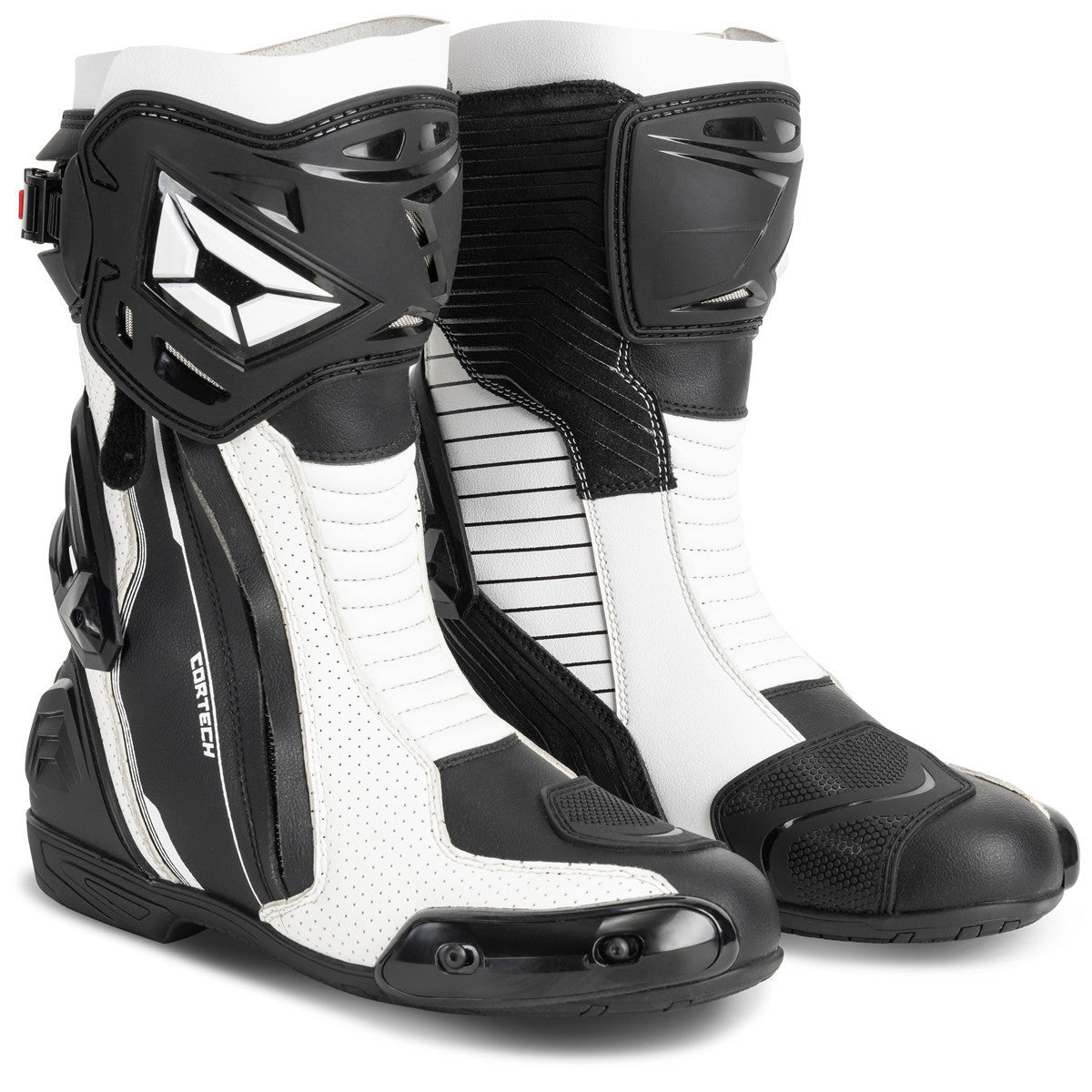 Cortech Adrenaline GP Motorcycle Boots-White