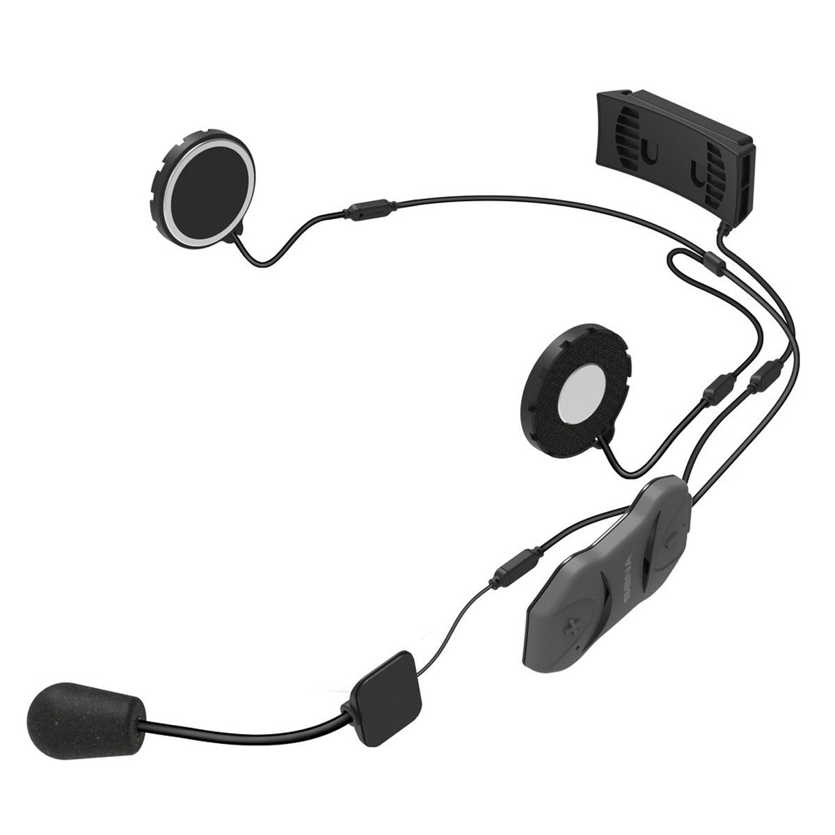 Sena 10R Low Profile Headset with Intercom Dual-detail-view-1