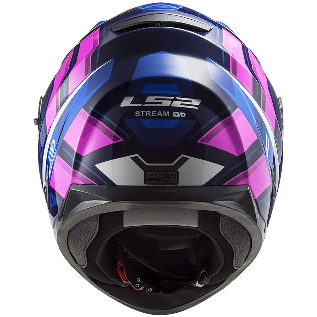 LS2 Women's Stream Evo Loop Helmet-Rear-View