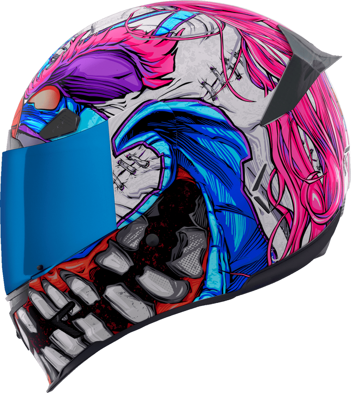 icon-airframe-pro-krazy-klown-2-full-face-motorcycle-helmet-side-view