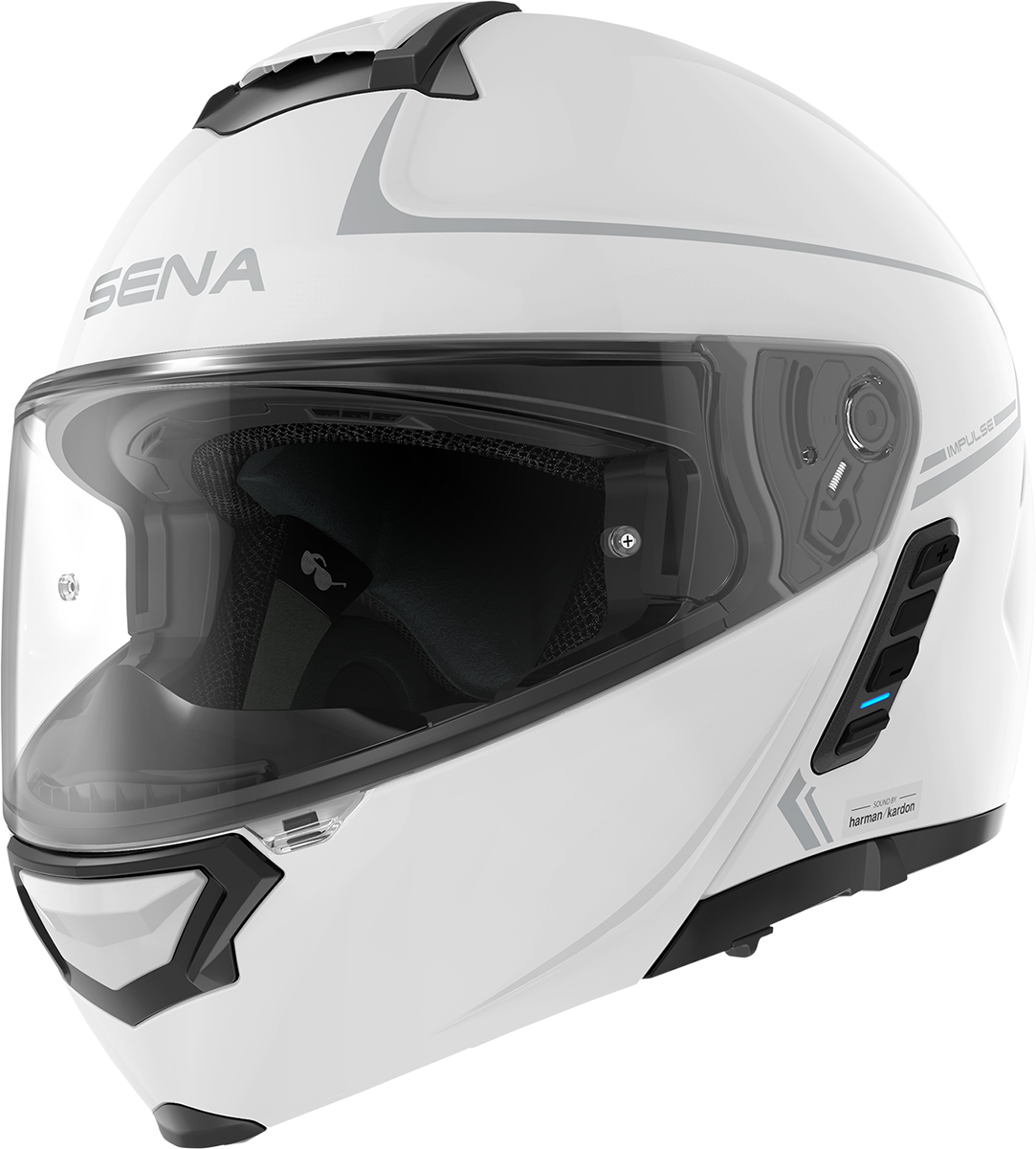 Sena-Impulse-Modular-Smart-Helmet-Sound-Harman-Kardon-white-fornt