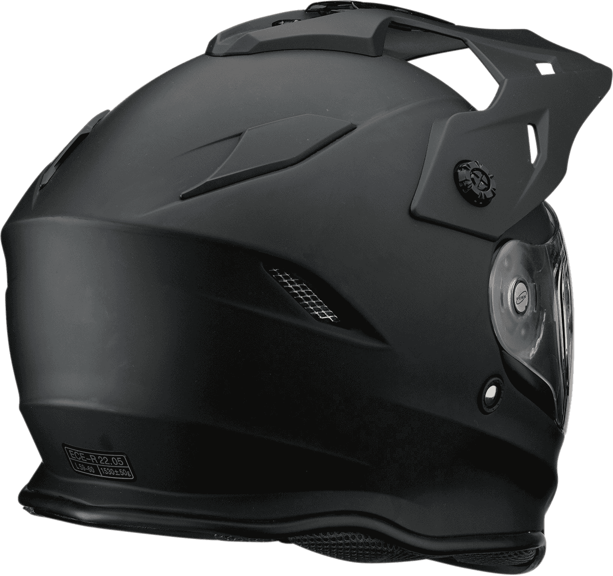 z1r-range-2-0-solid-dual-sport-motorcycle-helmet-flat-black-back-view