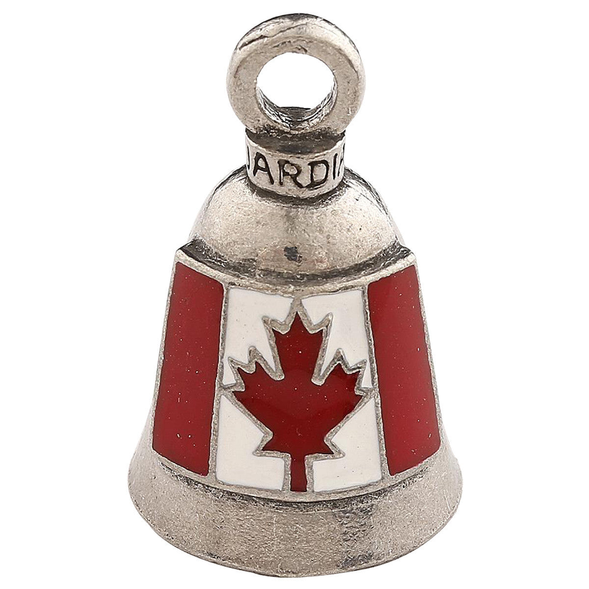 Biker Motorcycle Bells - Guardian Bell Canadian Flag Enamel