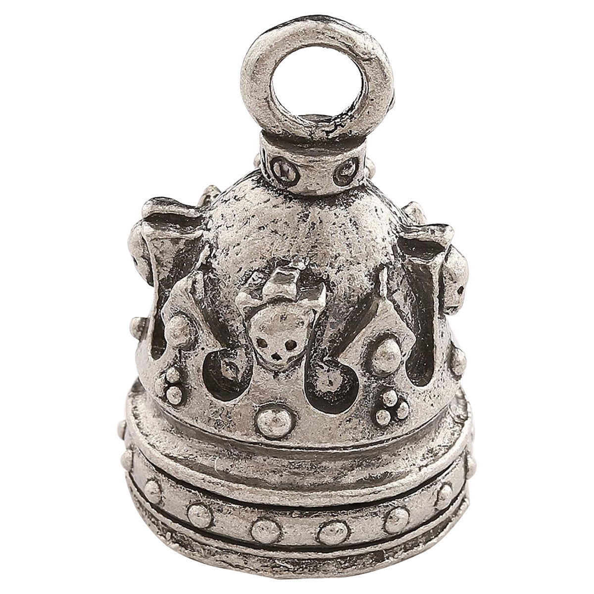 Biker Motorcycle Bells - Guardian Bell Crown Of Skulls