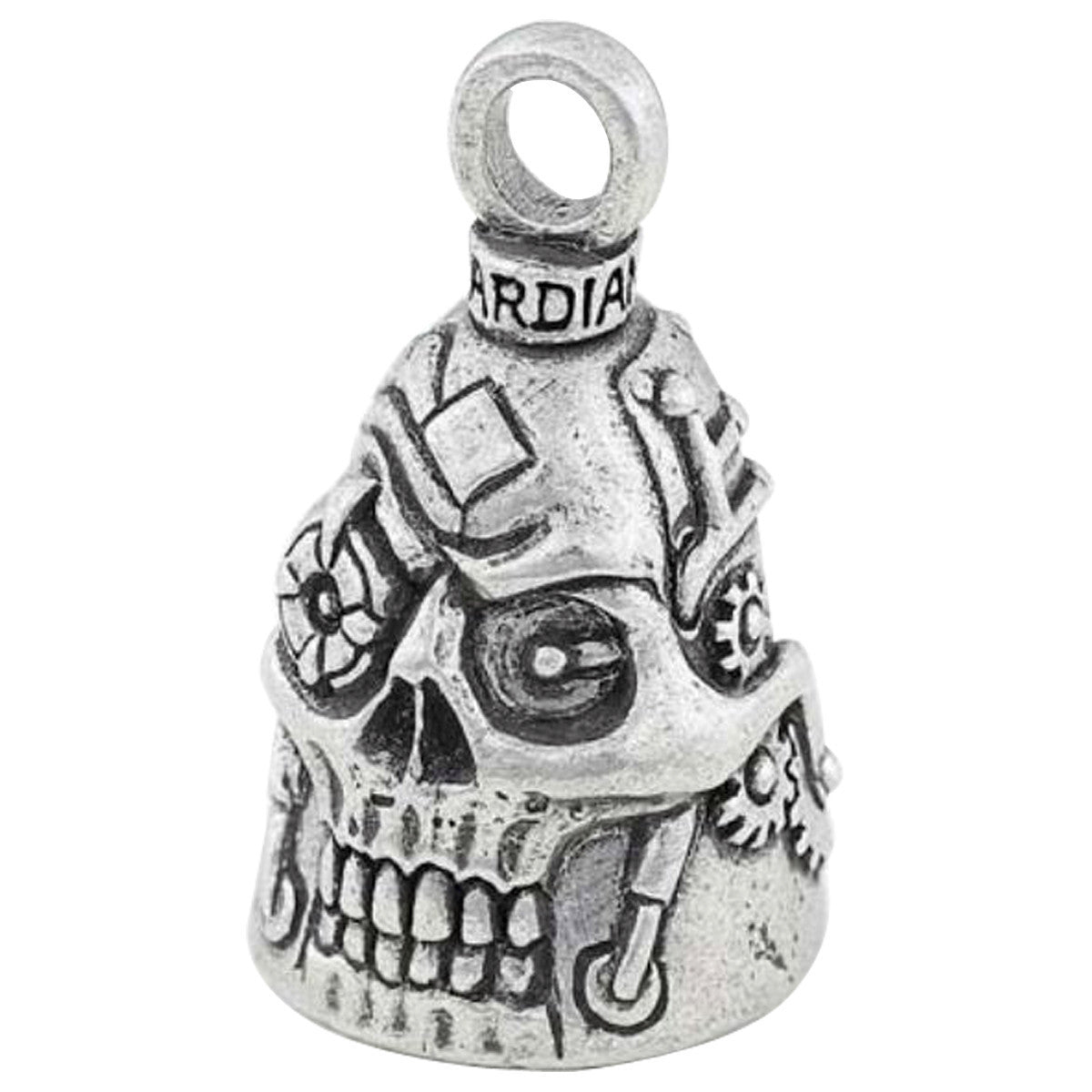 Biker Motorcycle Bells Guardian Bell Steampunk Skull