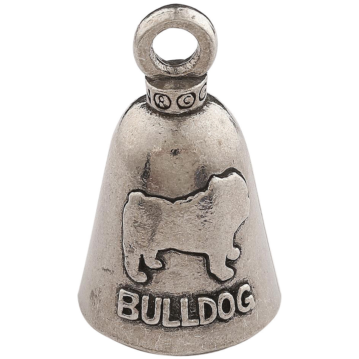 Biker Motorcycle Bells - Guardian Bell Bulldog (Dog Breed) - Back View