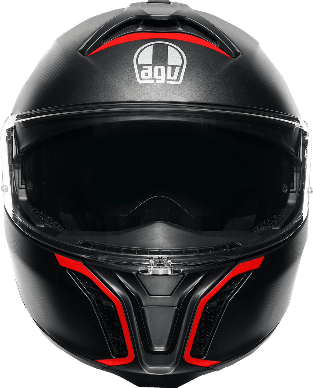 AGV-Tourmodular-Frequency-Helmet-Black-front