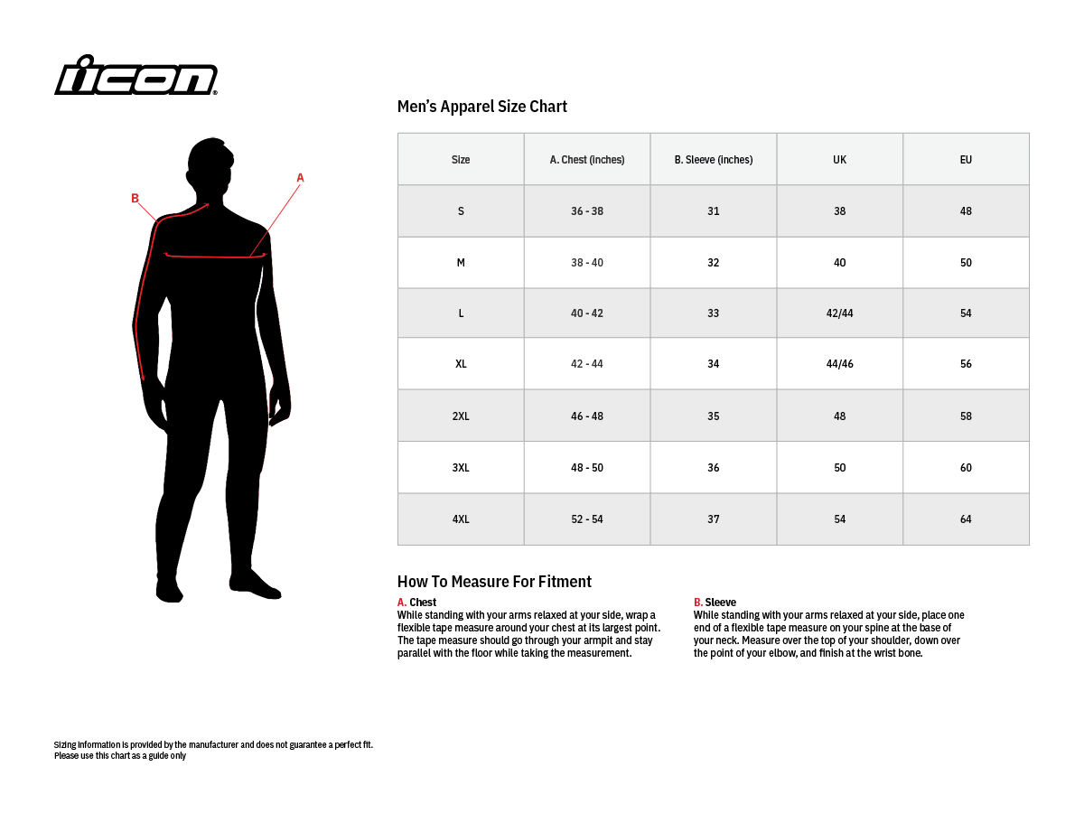 Icon-Uparmor-Hoodie-size-chart