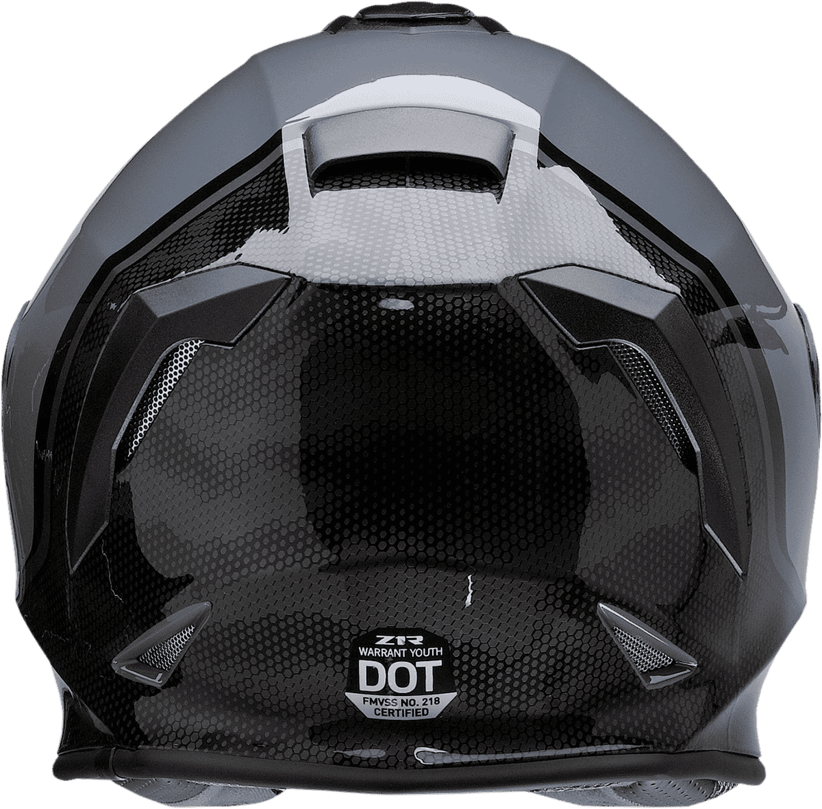 Z1R-Youth-Warrant-Kuda-Helmet-Grey-back