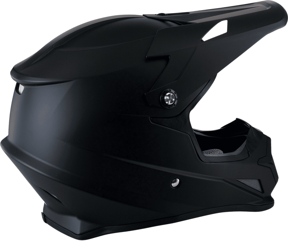 Z1R-Rise-Solid-Helmet-Black-back-side