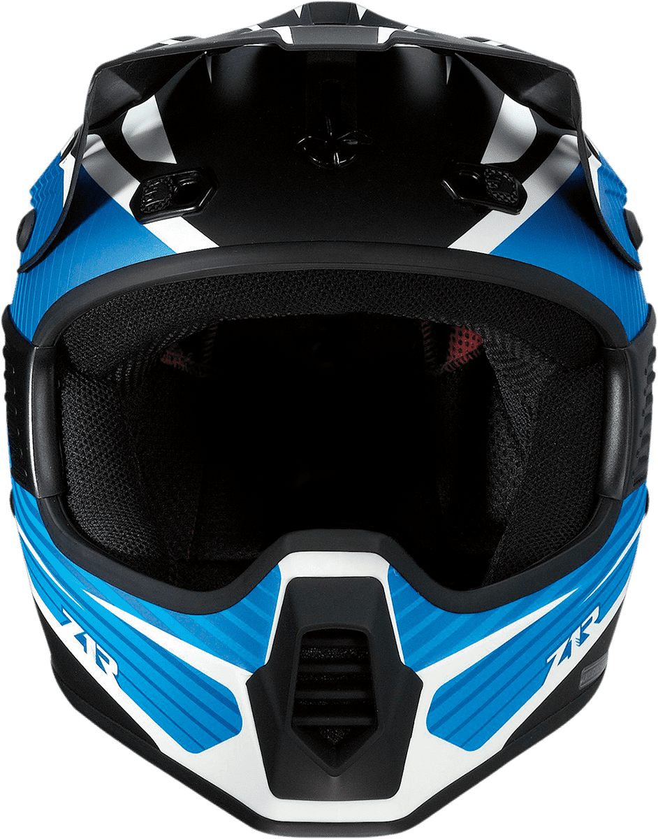 Z1R-Child-Rise-Flame-Helmet-Blue-front