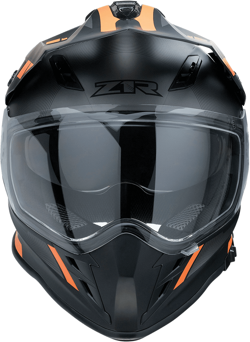 Z1R Range Uptake Helmet -Black/Orange-front